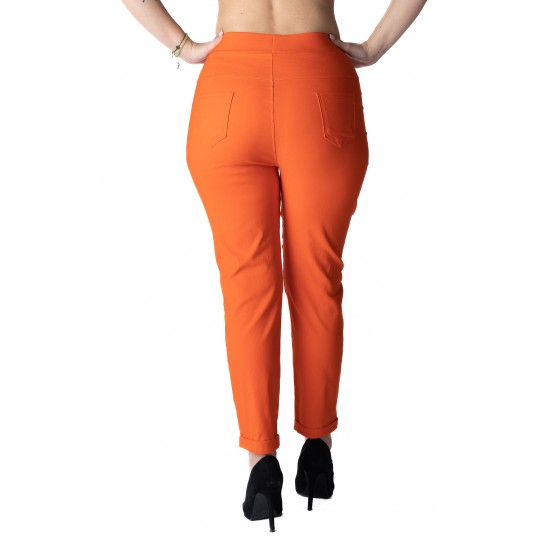 Pantaloni Adeline Dama Masura Mare,Portocaliu